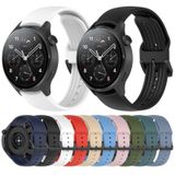 Voor Xiaomi Watch S1 Pro siliconen horlogeband