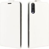 For Wiko view 4/ 4 lite R64 Texture Single Vertical Flip Leather Protective Case with Card Slots & Photo Frame(White)