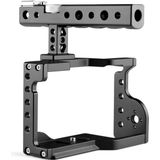 YELANGU C17 YLG0913A Video Camera Cage Stabilizer with Handle for Sony A6600 (Black)