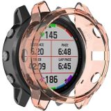For Garmin Fenix 6s TPU Half Coverage Smart Watch Protevtice Case(Orange)