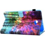 Painted Pattern TPU Horizontal Flip Leather Protective Case For Samsung Galaxy Tab A 10.1 (2016)(Forest)