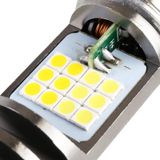 PX15D DC12V / 7.4W Motorcycle LED Headlight with 24LEDs SMD-3030 Lamp Beads (Yellow + White)