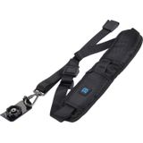 Quick Release Anti-Slip Soft Pad Nylon Single Shoulder Camera Strap with Metal Hook for SLR / DSLR Cameras(Black)