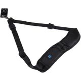 Quick Release Anti-Slip Soft Pad Nylon Single Shoulder Camera Strap with Metal Hook for SLR / DSLR Cameras(Black)
