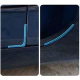 4 PCS/Set Universal Car Styling PVC Car Door Edge Anti Collision Sticker Door Anti-Rub Strips Car Door Scratch Protector(Blue)