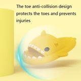 Shark Summer Couple Slippers Room EVA Cute Cartoon Sandals  Size: 36/37(Yellow)