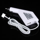 85W 20V 4.25A 5 Pin T Style MagSafe 2 Car Charger with 1 USB Port for Apple Macbook A1398 / A1424 / MC975 / MC976 / ME664 / ME665  Length: 1.7m (White)