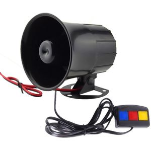 10W Super Power Electronic Wired Alarm Siren Horn for Home Alarm System  Wire Length: 65cm