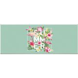 900x400x5mm Office Learning Rubber Mouse Pad Table Mat(2 Flamingo)