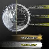 Car Crystal 7 inch LED Headlight Modification Accessories for Jeep Wrangler