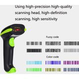 Laser Wireless Scanner Bluetooth Scanner Supermarket Express Scanner  Model: 5100 (2.4G)  One-dimensional Wireless