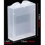 PULUZ Hard Plastic Transparent Battery Storage Box for GoPro HERO4 Battery AHDBT-401