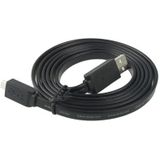1.5m Noodles Style USB 2.0 AM to Micro 5pin Data Transfer Cable  For Galaxy  Huawei  Xiaomi  Sony  LG  HTC  Google and other Android Smartphones(Black)