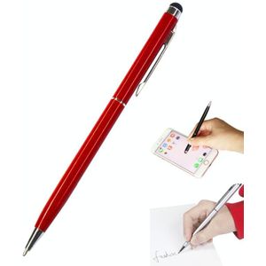 AT-18 3 in 1 Rotary Mobile Phone Touch Screen Handwriting Pen is Suitable for Apple / Huawei / Samsung(Red)