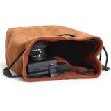 S.C.COTTON Liner Shockproof Digital Protection Portable SLR Lens Bag Micro Single Camera Bag Round Black M