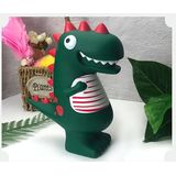 Drop-Proof Cute Tyrannosaurus Dinosaur Piggy Bank Net Red Desktop Decoration Ornaments(Small)