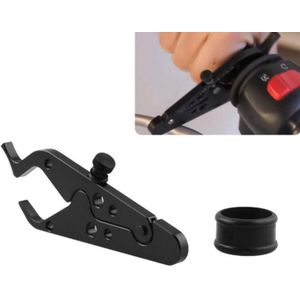 MB-OT312-BK Universal Motorcycle Modified Aluminum Throttle Control Clip Auxiliary Handle Fixed Clip Set