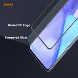 For OnePlus 9 2 PCS ENKAY Hat-Prince Anti-drop Full Glue Tempered Glass Full Screen Film Anti-fall Protector