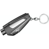 Multifunctional Portable Car Emergency Window Breaker Seat Belt Cutter (Black)