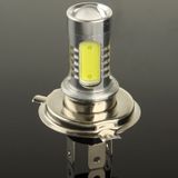 H4 21W White LED Fog Light for Vehicles  DC 12-24V