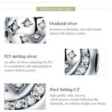 S925 Sterling Silver Exquisite Life Star Diamond Beads DIY Bracelet Necklace Accessories