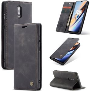 CaseMe-013 Multifunctional Horizontal Flip Leather Case with Card Slot & Holder for Galaxy M20(Black)