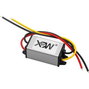 XWST DC 12/24V To 5V Converter Step-Down Vehicle Power Module  Specification: 12/24V To 5V 3A Small Aluminum Shell