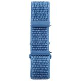 For Fitbit Versa / Versa 2 Nylon Watchband with Hook and Loop Fastener(Blue)