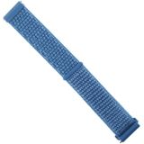 For Fitbit Versa / Versa 2 Nylon Watchband with Hook and Loop Fastener(Blue)