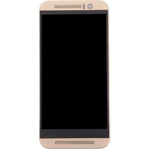 LCD Screen and Digitizer Full Assembly with Frame for HTC One M9 (Gold on Gold)