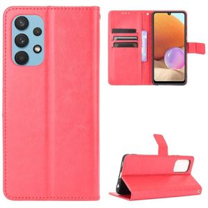 Voor Samsung Galaxy A32 4G (EU-versie) Retro Crazy Horse Texture Horizontale Flip Lederen Case met Houder & Card Slots & Fotolijst