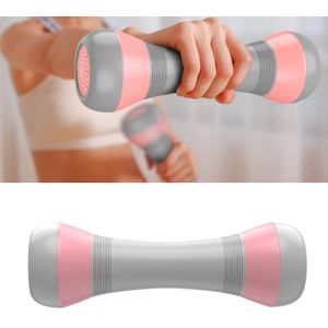 Ladies Home Adjustable Weight Fitness Dumbbells Arm Muscle Shaper  Weight: 2kg（Pink）