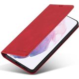 For Samsung Galaxy S21+ 5G Forwenw Dream Series Oil Edge Strong Magnetism Horizontal Flip Leather Case with Holder & Card Slots & Wallet & Photo Frame(Red)