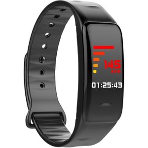 CHIGU C1Plus Fitness Tracker 0.96 inch IPS Screen Smartband Bracelet  IP67 Waterproof  Support Sports Mode / Blood Pressure / Sleep Monitor / Heart Rate Monitor / Fatigue Monitor / Sedentary Reminder (Black)