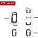 4 in 1 Car Carbon Fiber Door Set B Decorative Sticker for Volvo XC90 2003-2014  Right Drive
