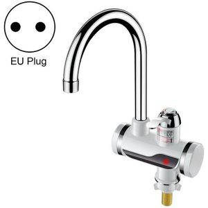 Kitchen Instant Electric Hot Water Faucet Hot & Cold Water Heater EU Plug Specification: Lamp Display Lower Water Inlet
