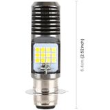 PX15D DC12V / 7.4W Motorcycle LED Headlight with 24LEDs SMD-3030 Lamp Beads (Yellow + White)