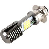 PX15D DC12V / 7.4W Motorcycle LED Headlight with 24LEDs SMD-3030 Lamp Beads (Yellow + White)