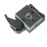 BEXIN Tripod Head Quick Release Plate Holder For Manfrotto 200PL-14(Black)