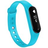 CHIGU C6 0.69 inch OLED Display Bluetooth Smart Bracelet  Support Heart Rate Monitor / Pedometer / Calls Remind / Sleep Monitor / Sedentary Reminder / Alarm / Anti-lost  Compatible with Android and iOS Phones (Blue)