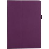 For Lenovo Tab 4 10 Plus (TB-X704) / Tab 4 10 (TB-X304) Litchi Texture Solid Color Horizontal Flip Leather Case with Holder & Pen Slot(Purple)