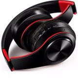 HIFI Stereo Wireless Bluetooth Headphone for Xiaomi iPhone Sumsamg Tablet  with Mic  Support SD Card & FM(Golden black)