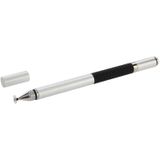 2 in 1 Stylus Touch Pen + Ball Pen  For iPhone 6 & 6 Plus / 5 & 5S & 5C  iPad Air 2 / iPad mini 1 / 2 / 3 / New iPad (iPad 3) / iPad and All Capacitive Touch Screen(Silver)