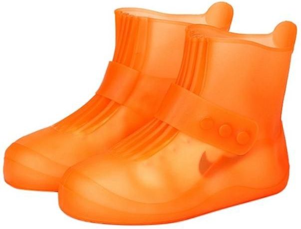 Mode gentegreerde PVC waterdichte antislip overschoen met verdikte zolen Maat: 40-41