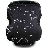 Multifunctional Enlarged Stroller Windshield Breastfeeding Towel Baby Seat Cover(Galaxy )