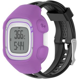 Smart Watch Silicone Protective Case for Garmin Forerunner 10 / 15(Purple)
