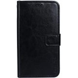 For Samsung Galaxy A82 5G idewei Crazy Horse Texture Horizontal Flip Leather Case with Holder & Card Slots & Wallet(Black)