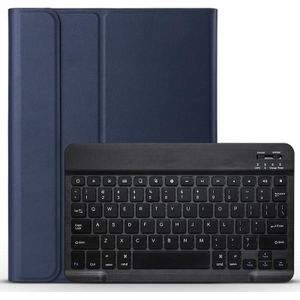 A098 Detachable Ultra-thin ABS Bluetooth Keyboard Protective Case for iPad Air 4 10.9 inch (2020)  with Stand(Dark Blue)