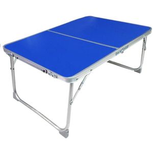 Plastic Mat Adjustable Portable Laptop Table Folding Stand Computer Reading Desk Bed Tray (Sapphire Blue)