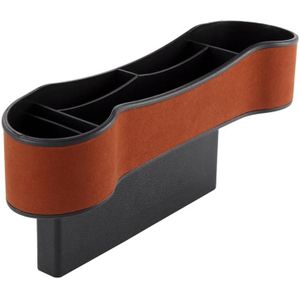 Car Seat Slot Storage Box Multi-Function Slot Storage Box(Brown )